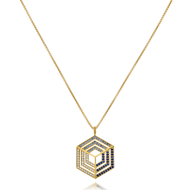 Hex Illusion Pendant - ReRe Corcoran Jewelry