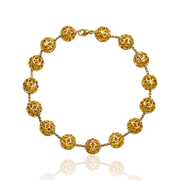 Defi Floating Hex Ball Bracelet - ReRe Corcoran Jewelry