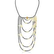 The Code 6-Strand Bib Necklace - ReRe Corcoran Jewelry