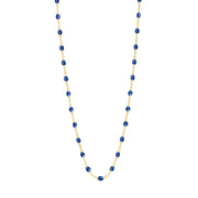 Classic GiGi Sapphire necklace, yellow gold, 16.5”