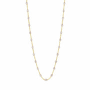 Classic GiGi Sparkle necklace, yellow gold, 16.5”
