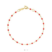 Classic Gigi Poppy bracelet, Yellow Gold, 6.7"