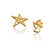 "Haley" Angel and Star Stud Earrings - ReRe Corcoran Jewelry