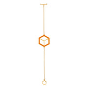 Large Reversible Hex Bracelet - Pink/Orange - ReRe Corcoran Jewelry