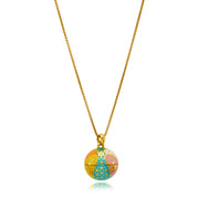 "The Balm Jul-Re"  - Hex Beach Ball Lip Balm Pendant - ReRe Corcoran Jewelry