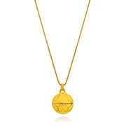 "The Balm Jul-Re" - Yellow Hex Ball Lip Balm Pendant - ReRe Corcoran Jewelry