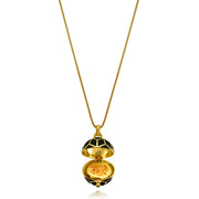 "The Balm Jul-Re" - Black Hex Ball Lip Balm Pendant - ReRe Corcoran Jewelry