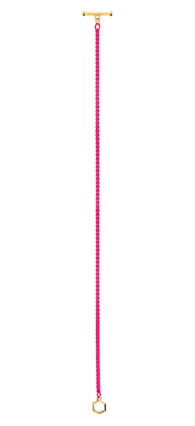 Hex - Diamond Toggle Colored Bracelet - ReRe Corcoran Jewelry
