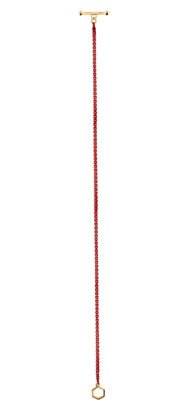 Hex - Diamond Toggle Colored Bracelet - ReRe Corcoran Jewelry