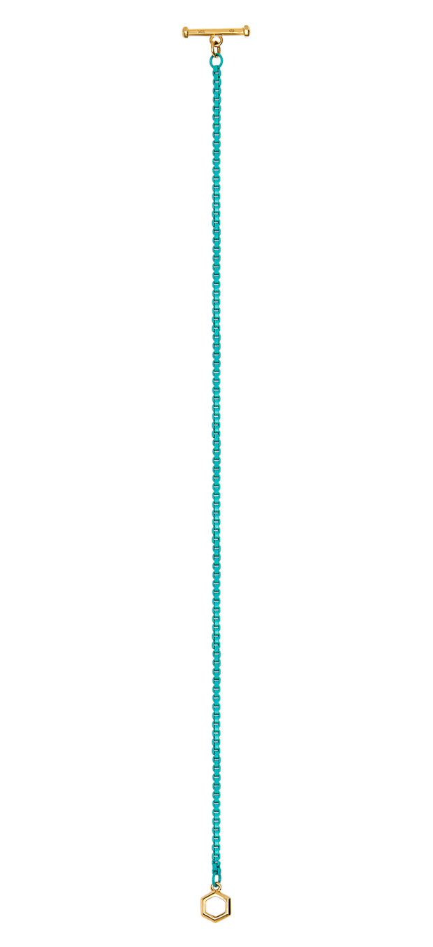 Hex - Diamond Toggle Colored Bracelet - ReRe Corcoran Jewelry