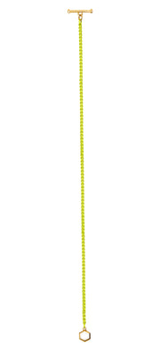 Hex - Diamond Toggle Colored Bracelet - ReRe Corcoran Jewelry