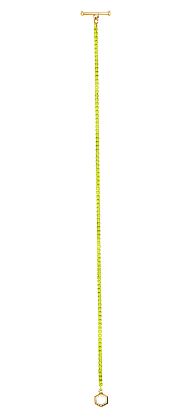 Hex - Diamond Toggle Colored Bracelet - ReRe Corcoran Jewelry