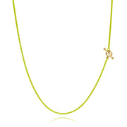 Hex - Diamond Toggle Colored Necklace - ReRe Corcoran Jewelry
