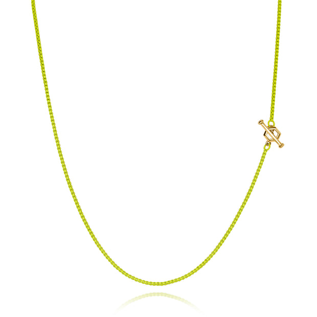 Hex - Diamond Toggle Colored Necklace - ReRe Corcoran Jewelry