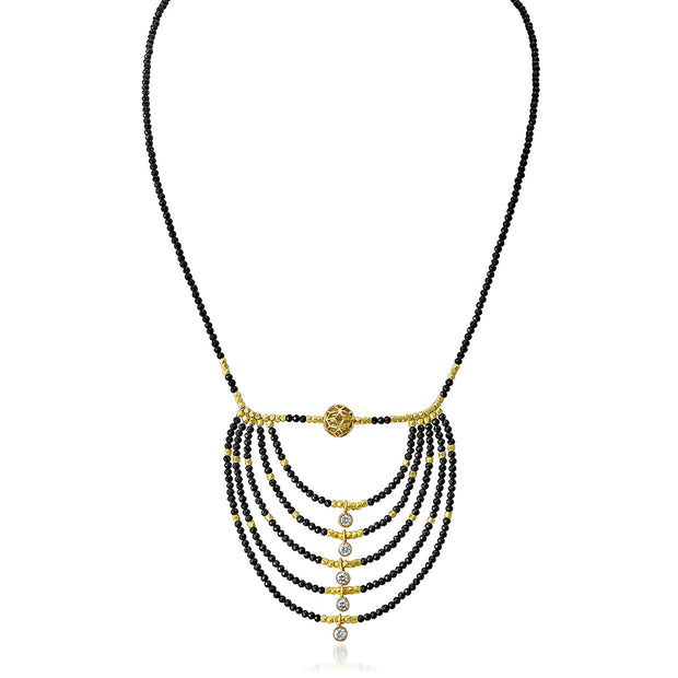 The Code 5-Diamond Dot Necklace - ReRe Corcoran Jewelry