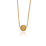 Small Hex Bead Ball Necklace - ReRe Corcoran Jewelry
