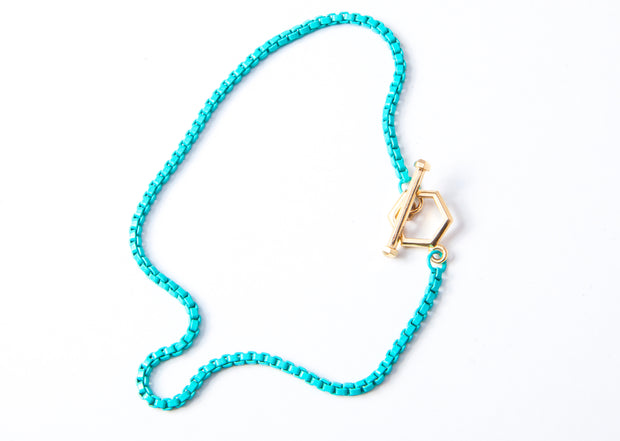 Hex - Diamond Toggle Colored Bracelet - ReRe Corcoran Jewelry