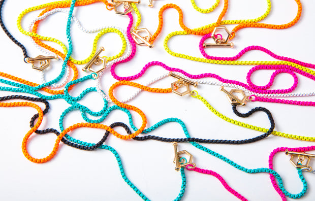 Hex - Diamond Toggle Colored Bracelet - ReRe Corcoran Jewelry