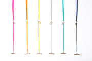 Hex - Diamond Toggle Colored Necklace - ReRe Corcoran Jewelry