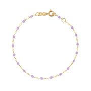 Classic Gigi Lilac bracelet, Yellow Gold, 6.7"