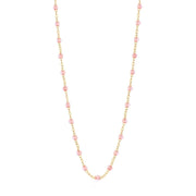 Classic GiGi Rose’ necklace, yellow gold, 16.5”