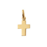 Cross Charm Yellow Gold, pendant