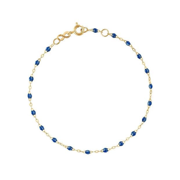 Classic Gigi Sapphire bracelet, Yellow Gold, 6.7"