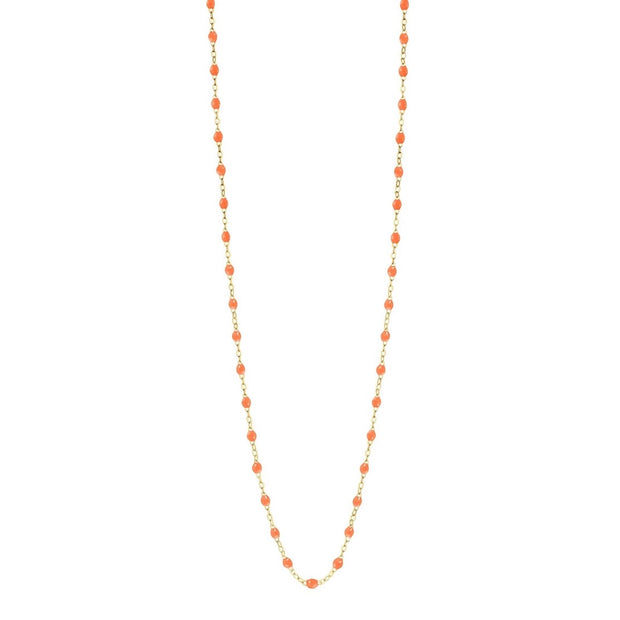 Classic Gigi Orange sautoir, Yellow Gold, 34"