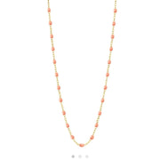 Classic Gigi Saumon necklace, yellow gold, 16.5"