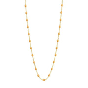 Classic GiGi Nude necklace, yellow gold, 16.5”