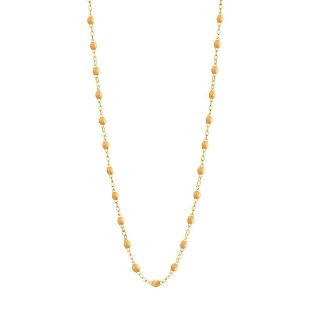 Classic GiGi Nude necklace, yellow gold, 16.5”