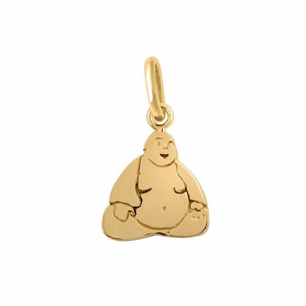 Buddha pendant, yellow gold