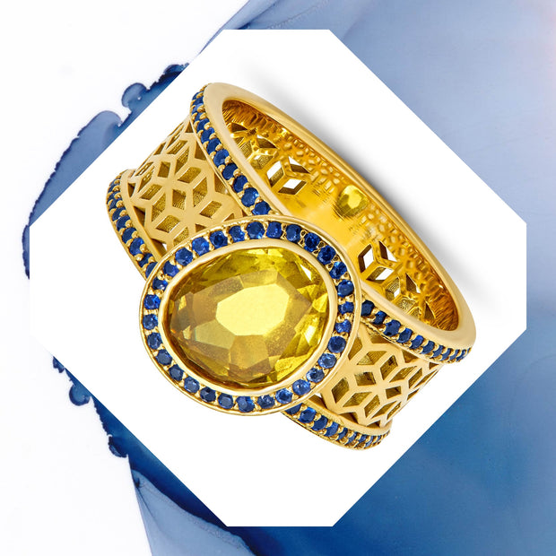 Yellow Sapphire Ring - ReRe Corcoran Jewelry