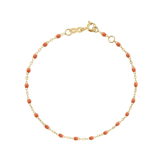 Classic Gigi Fire bracelet, Yellow Gold, 6.7"