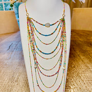 ReRe 10 Strand Beaded Necklace
