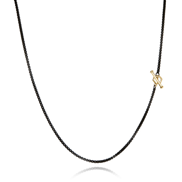 32” Hex - Diamond Toggle Colored Necklace