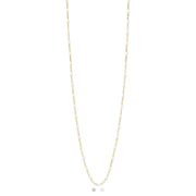 Classic Gigi White sautoir, Yellow Gold, 23.6"