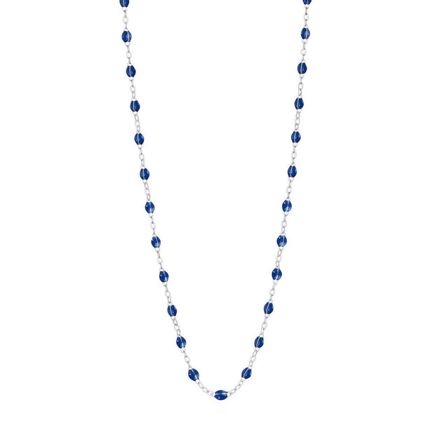 Classic GiGi Lapis Sautoir, White Gold, 34”