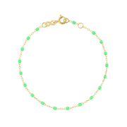 Classic Gigi Neon bracelet, Yellow Gold, 6.7"