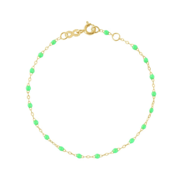 Classic Gigi Neon bracelet, Yellow Gold, 6.7"