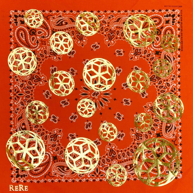 ReRe Signature Hex Ball Print Bandana