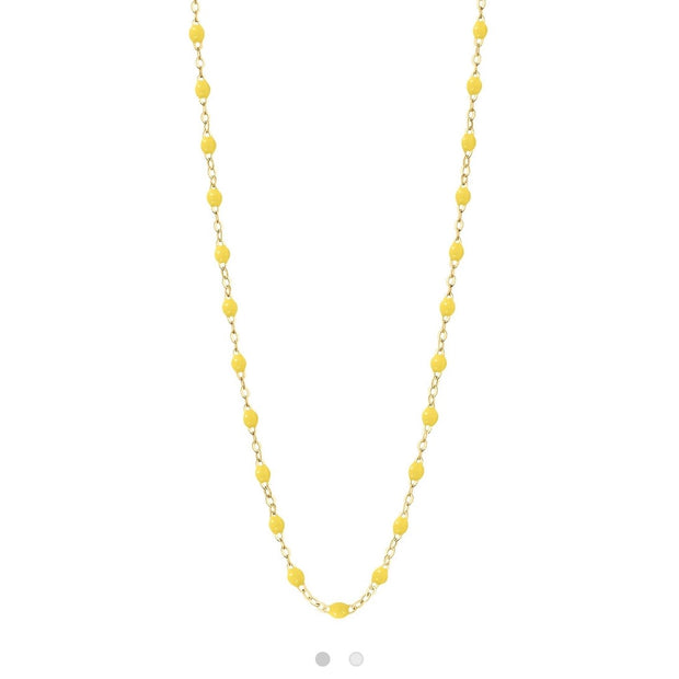 Classic Gigi Lemon necklace, yellow gold, 16.5"