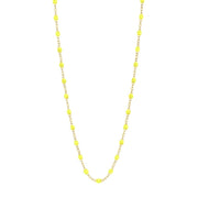 Classic GiGi Lime Necklace, Yellow Gold, 16.5”