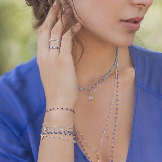 Classic Gigi Bleuet bracelet, Yellow Gold, 6.7"