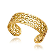 Hex Narrow Cuff Bracelet - ReRe Corcoran Jewelry
